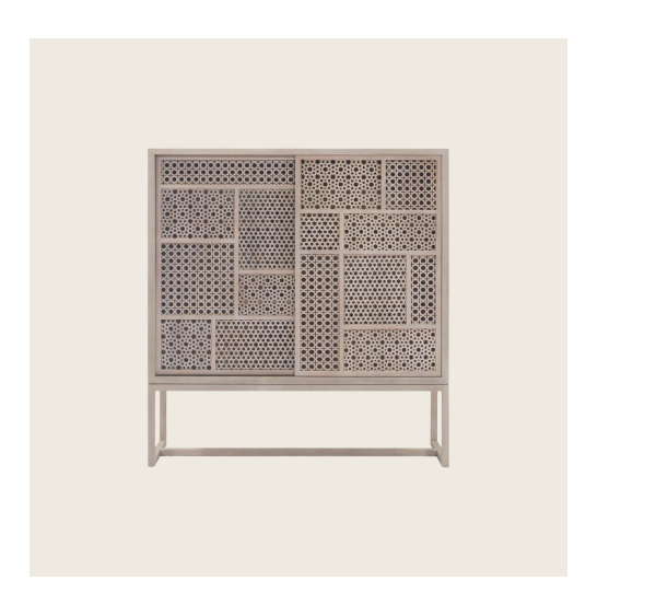 Mantra Teak Wide Cabinet