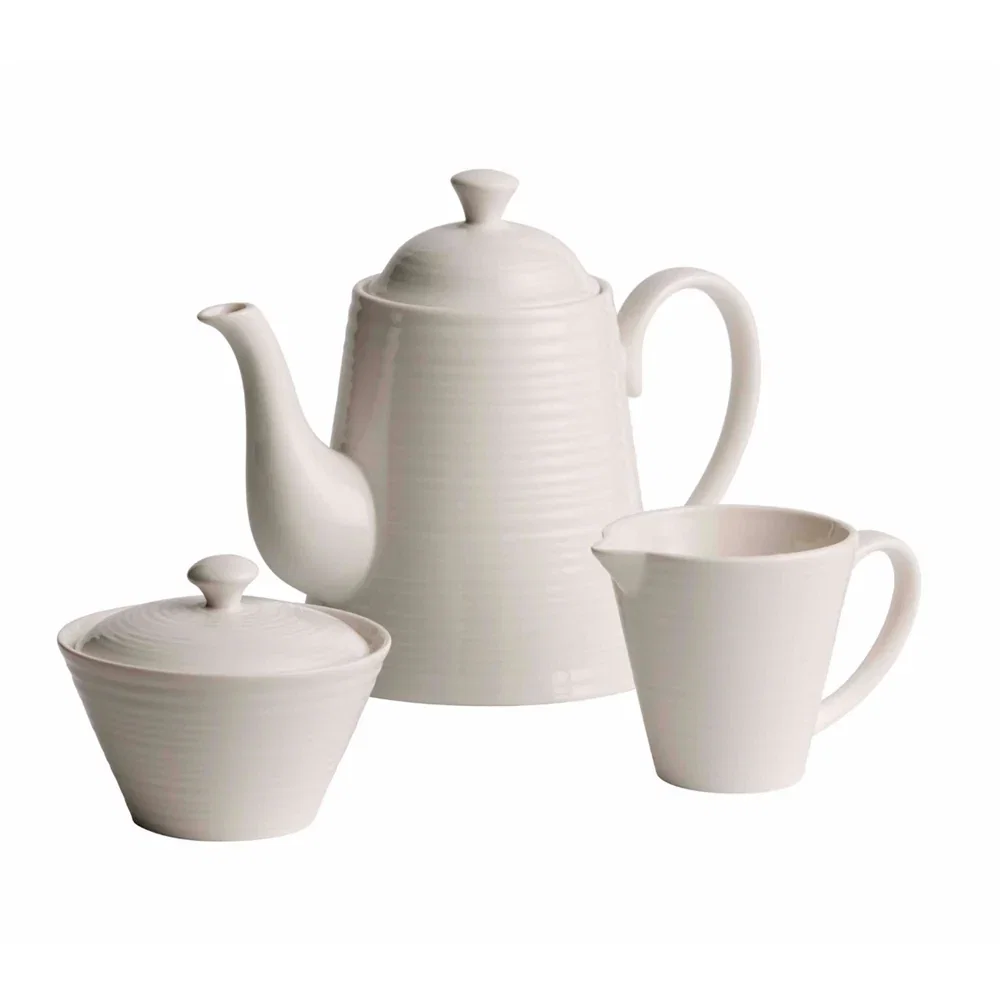 Image of Belleek Living Ripple Beverage Set