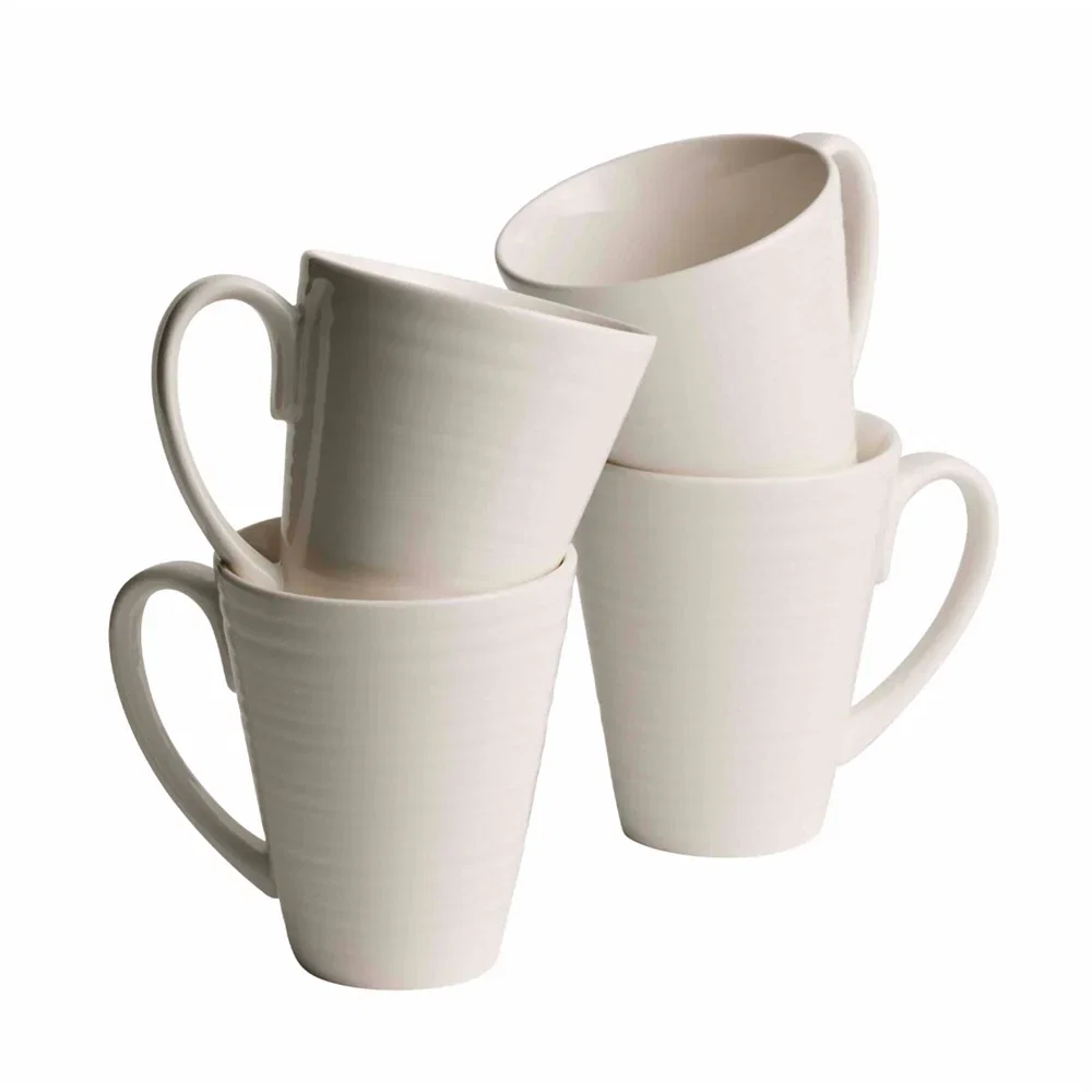 Image of Belleek Living Ripple Mugs Set