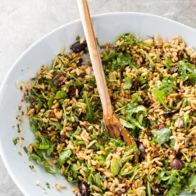 Orzo Salad with Arugula and Sun-Dried Tomatoes