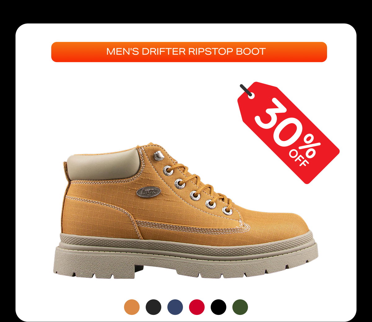 MEN'S DRIFTER RIPSTOP BOOT