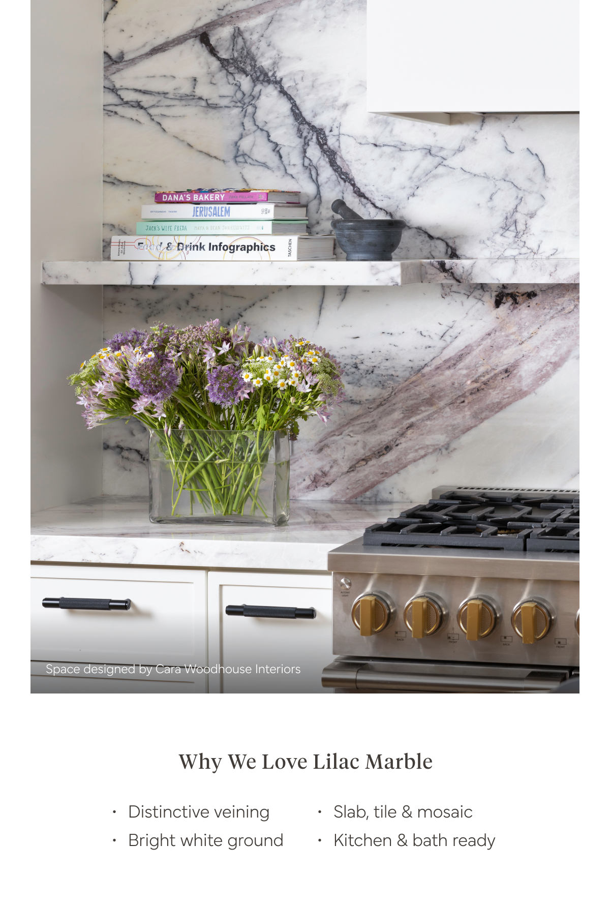 Artistic Tile | Lilac Marble