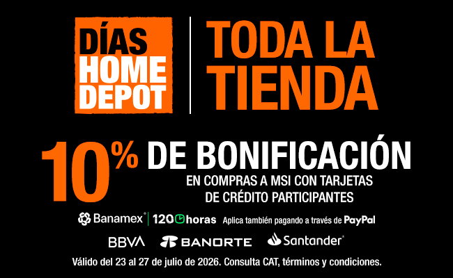 10% de bonificación con bancos participantes