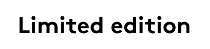 Limited edition badge
