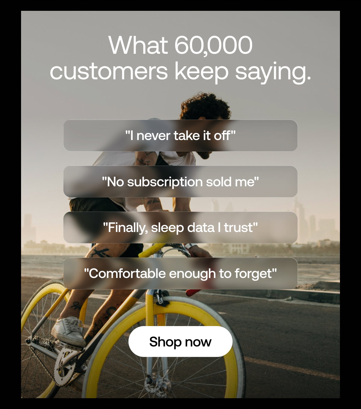What 60,000 customers keep saying.