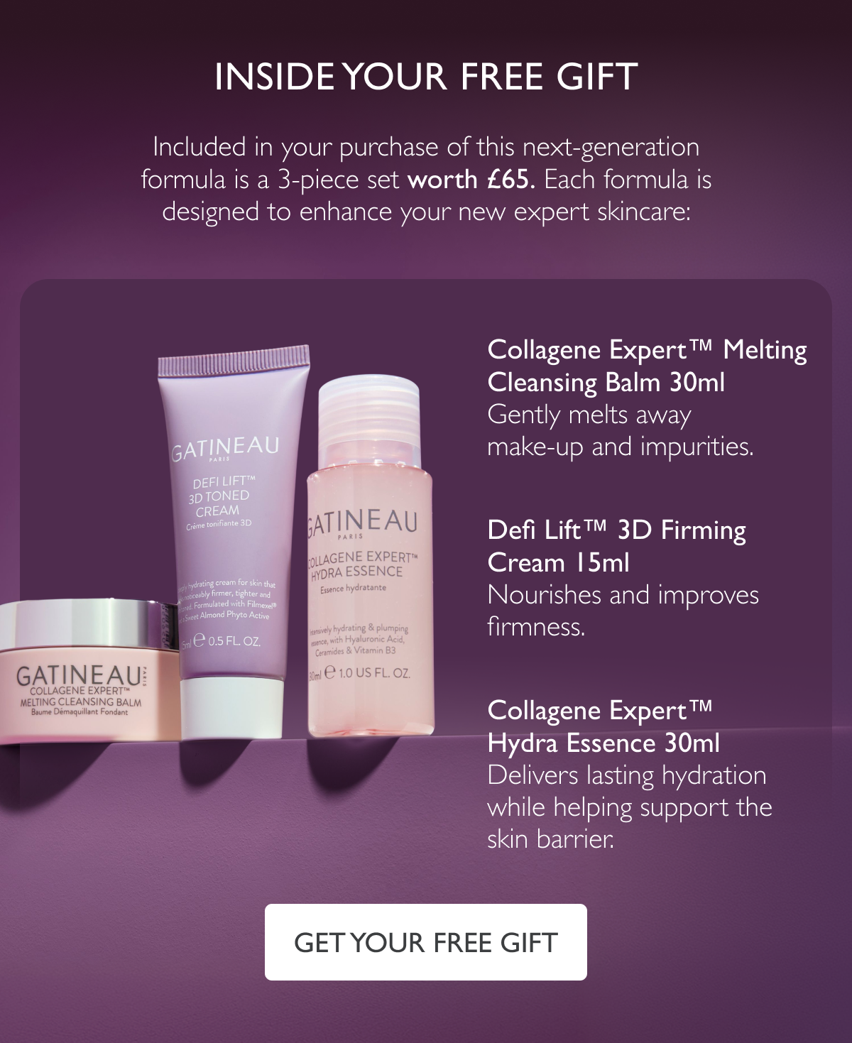 Inside your free gift