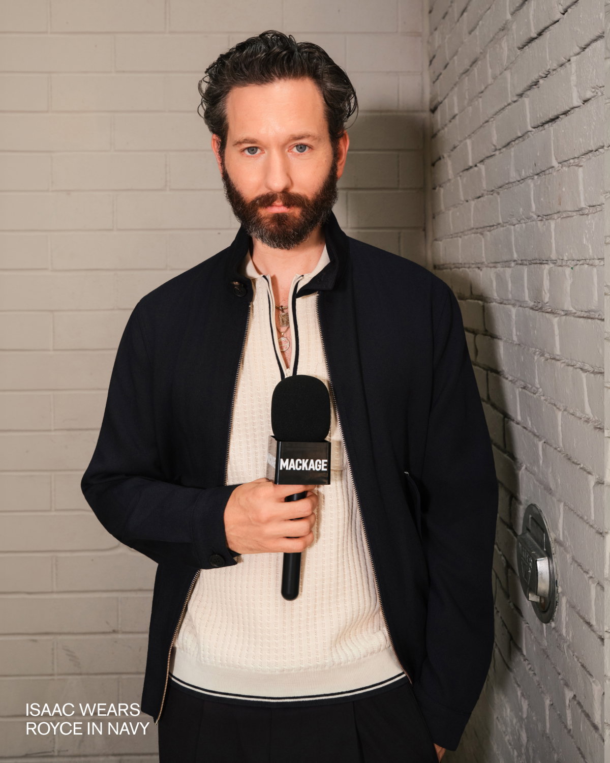 ROYCE Wool Gabardine Blouson Jacket
