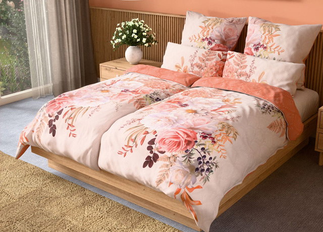 Bettwäsche mit Blumenmotiven