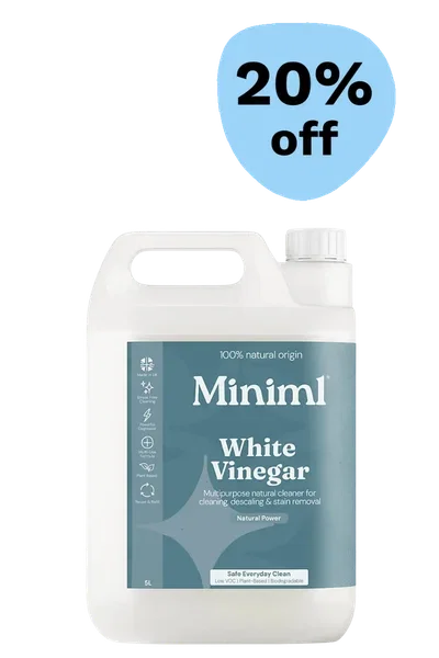20% off Miniml White Vinegar 5 Litre Refill