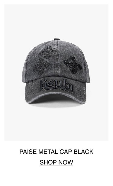 PAISE METAL CAP BLACK