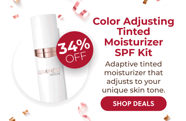 COLOR ADJUSTING TINTED MOISTURIZER SPF KIT: Adaptive tinted moisturizer that adjusts to your unique skin tone.