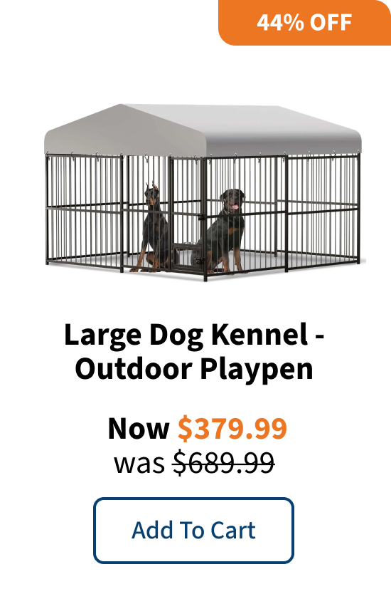 Large Dog Kennel - Outdoor Playpen