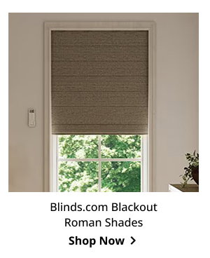 Blinds.com Blackout Roman Shades | Shop Now >