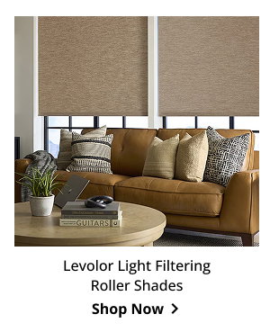 Levolor Light Filtering Roller Shades | Shop Now >