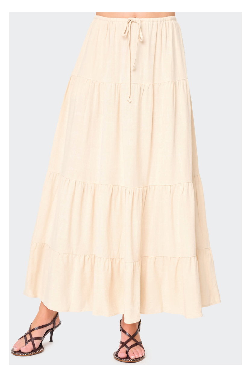 Tiered Ultra Maxi Skirt