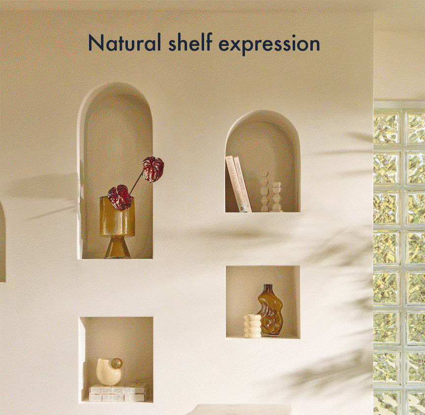 Natural shelf expression 