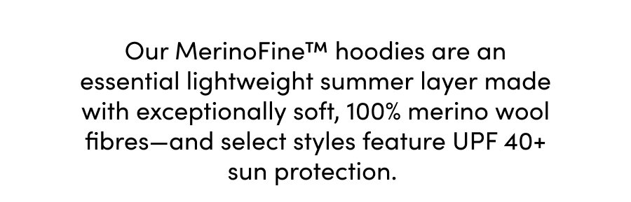 Lightweight hoodies with UPF sun protection