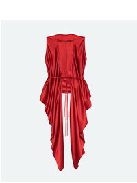 Draped Scarf Top