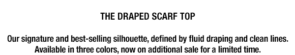The Draped Scarf Top