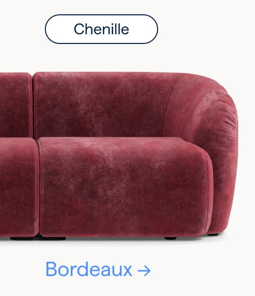 Chenille. Bordeaux.
