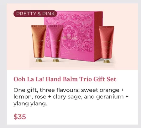 Ooh La La! Hand Balm Trio Gift Set