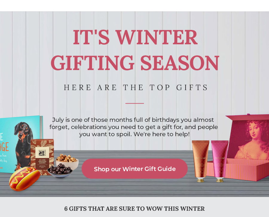 Shop our Winter Gift Guide