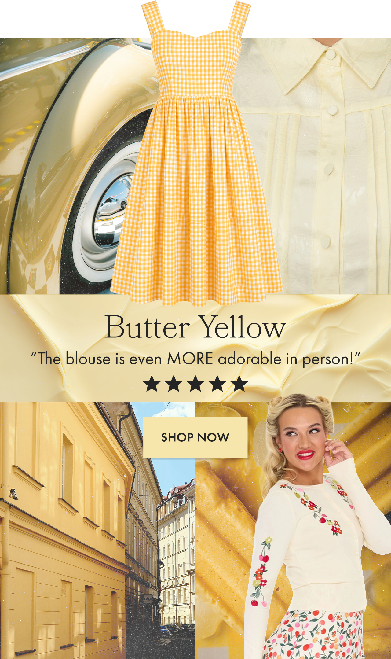 Summer Colors of the Season: Butter Yellow