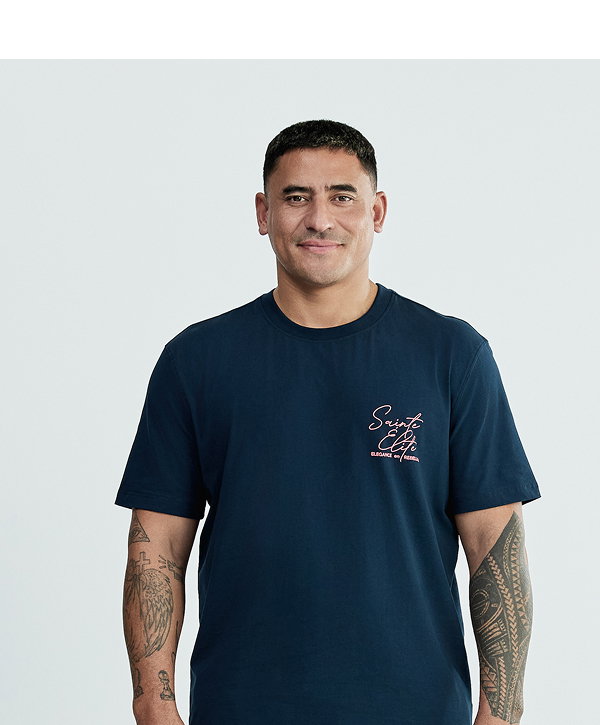 Navy Elite Stretch Classic Tee