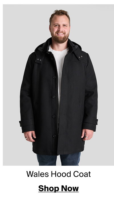Black Wales Hood Coat