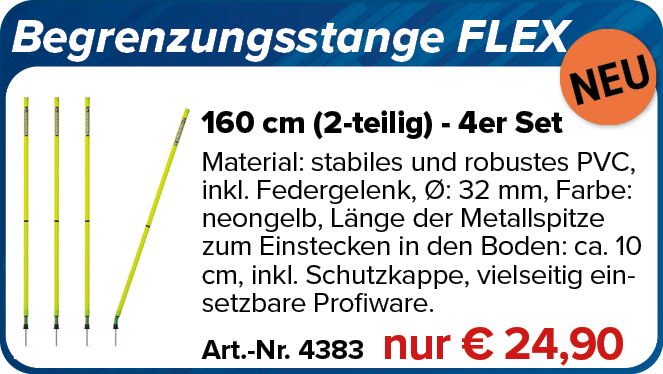 NEU! Begrenzungsstange FLEX