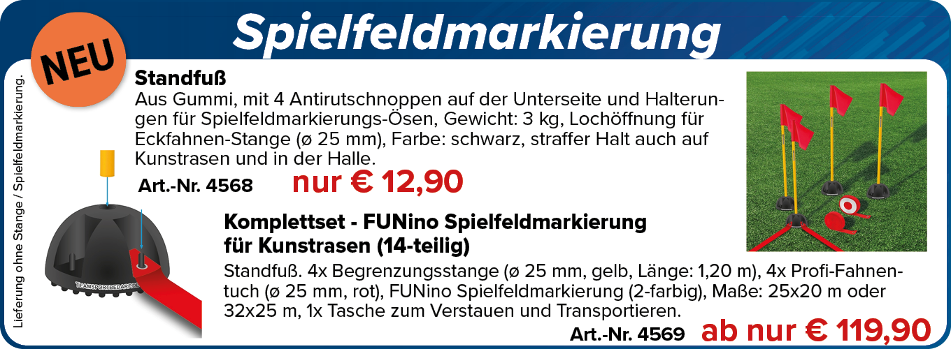 NEU! Spielfeldmarkierung