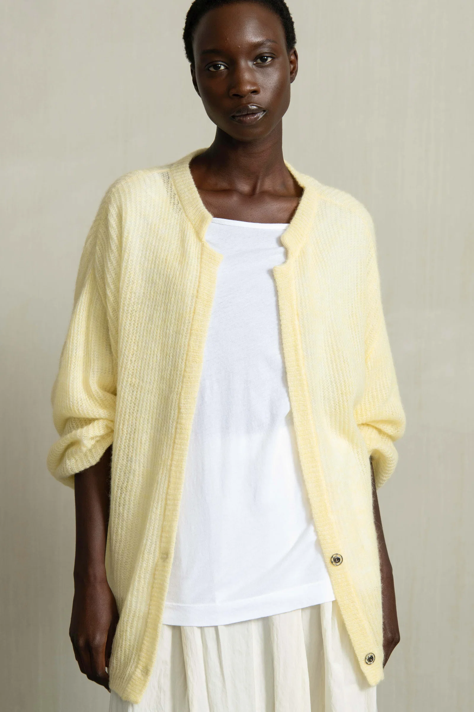 Image of AMAEVE KNIT LIGHT YELLOW