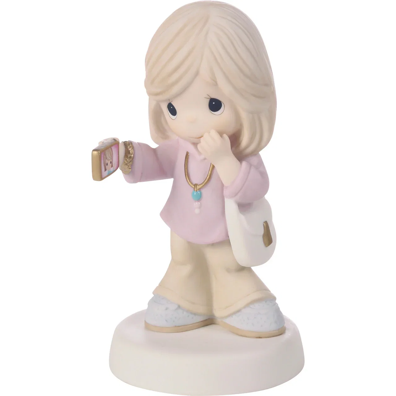 Image of Sharing Screen Time Smiles With Grandma Personalizable Figurine