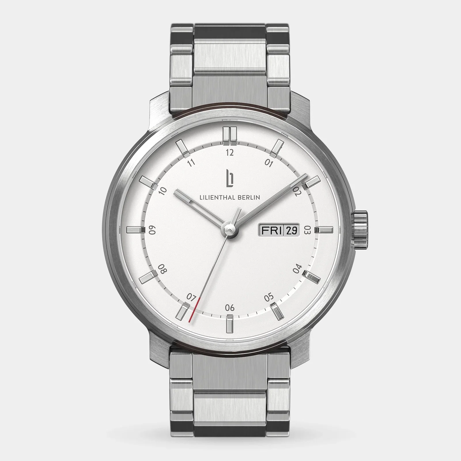 Image of Neolux Day Date – Silver White