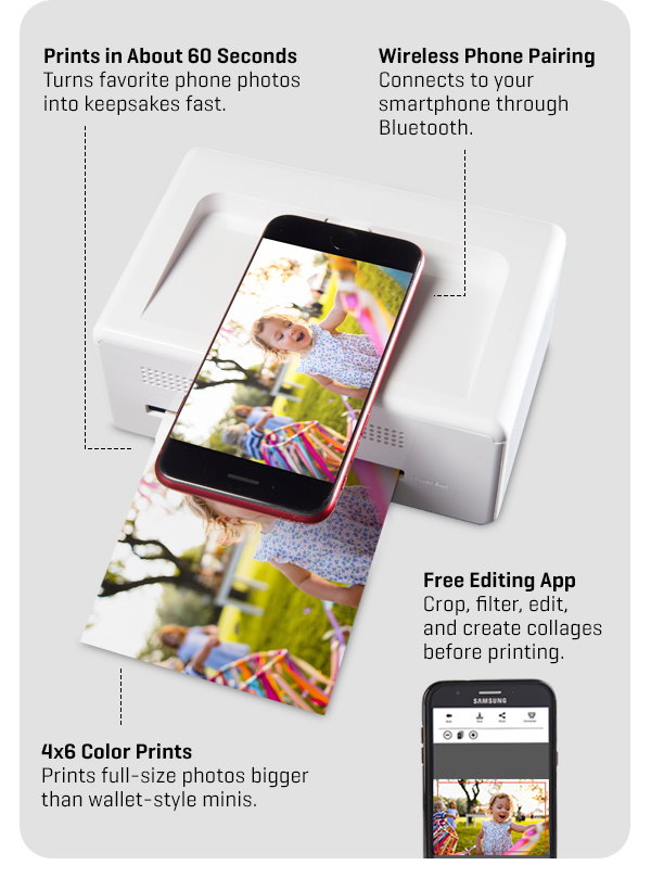 Share summer memories & save big on our Smartphone Photo Printer