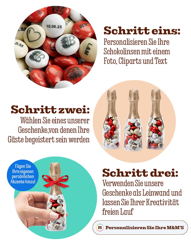 PERSONALISIEREN SIE IHRE M&M'S