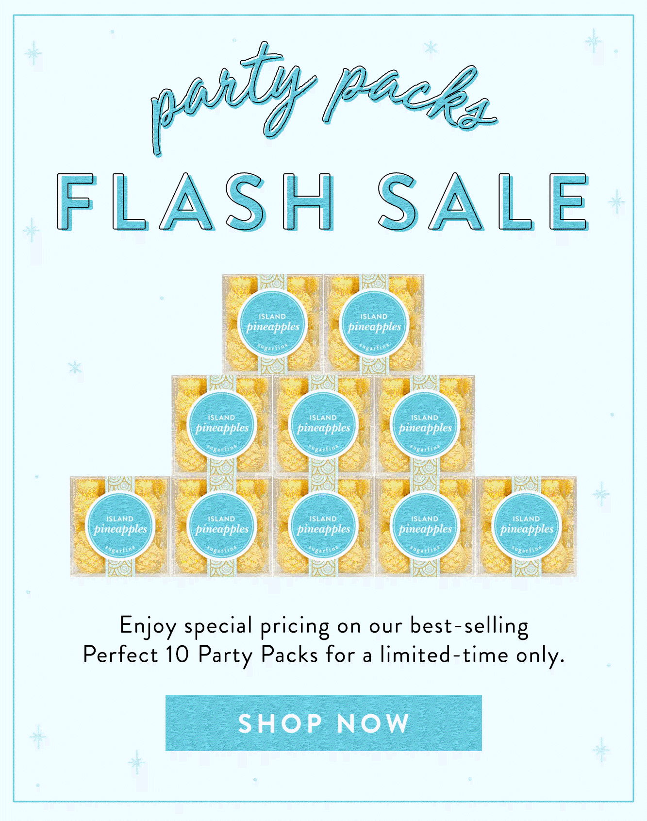 Shop Party Packs Flash Sale