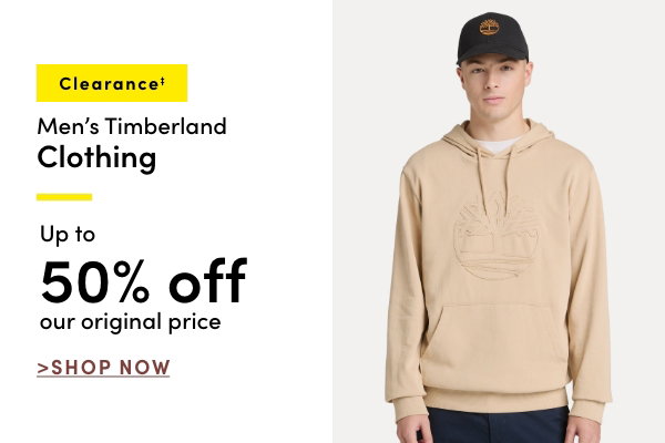 Clearance‡ Men's Timberland Clothing Up to 50% off our original price