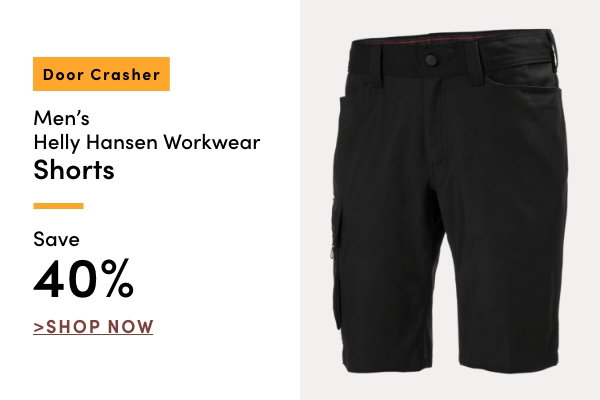 Door Crasher Men's Helly Hansen Workwear Shorts Save 40%