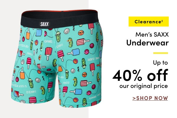 Clearance‡ Men's SAXX Underwear Up to 40% off our original price