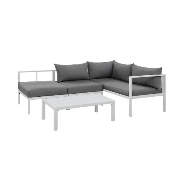4 Seater Aluminium Outdoor Sofa Set Lounge Table Chair Furniture