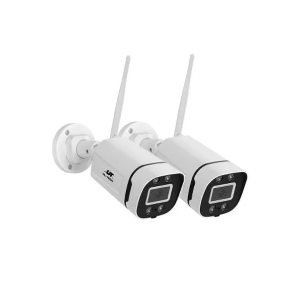 3Mp Wireless Cctv Security Camera System Wifi Outdoor 2 Cameras Set