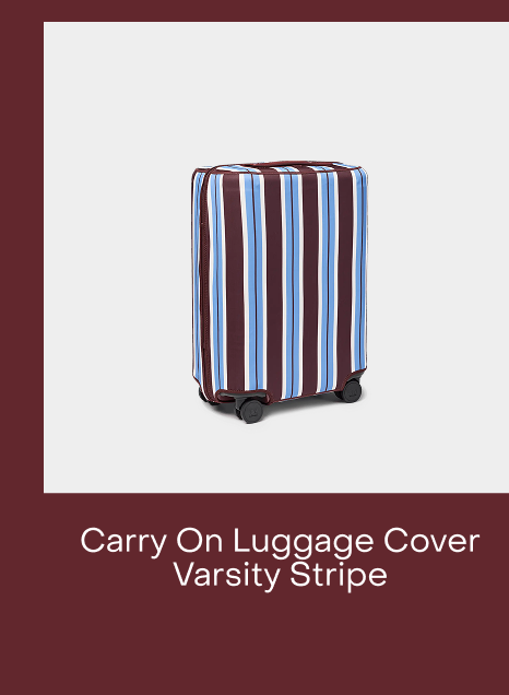 Carry On Luggage Cover Varsity Stripe