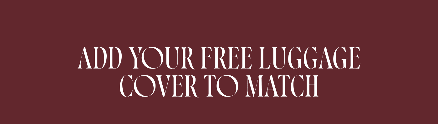 Add your free luggage cover to matcg