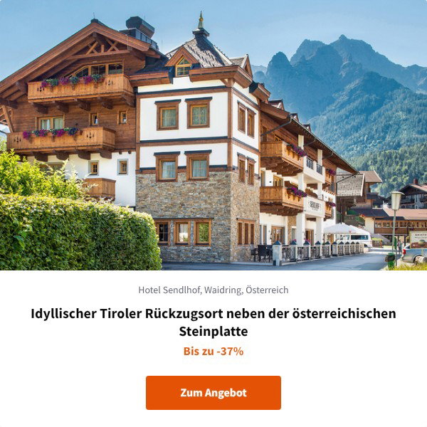 Idyllischer Tiroler Rückzugsort neben der österreichischen Steinplatte
