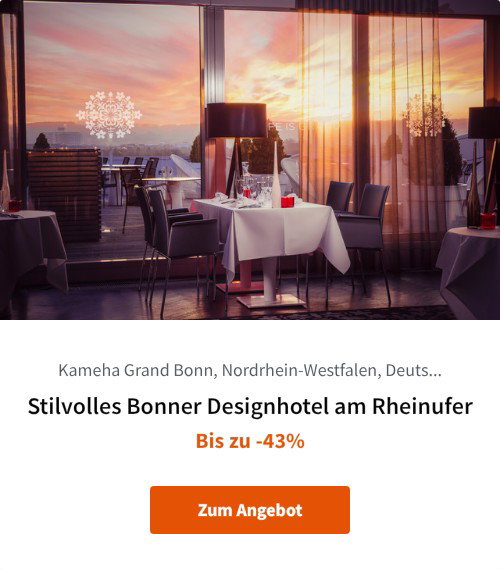Stilvolles Bonner Designhotel am Rheinufer
