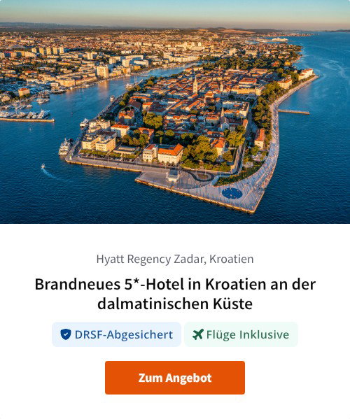 Brandneues 5*-Hotel in Kroatien an der dalmatinischen Küste