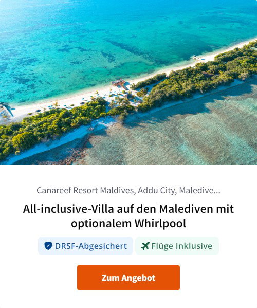 All-inclusive-Villa auf den Malediven mit optionalem Whirlpool