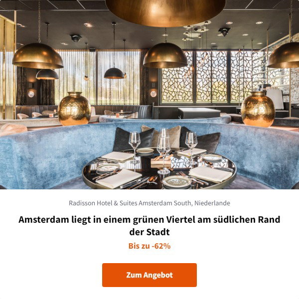 Amsterdam liegt in einem grünen Viertel am südlichen Rand der Stadt