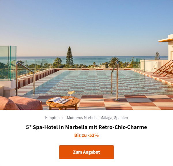 5* Spa-Hotel in Marbella mit Retro-Chic-Charme